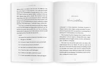 Interior book formatting